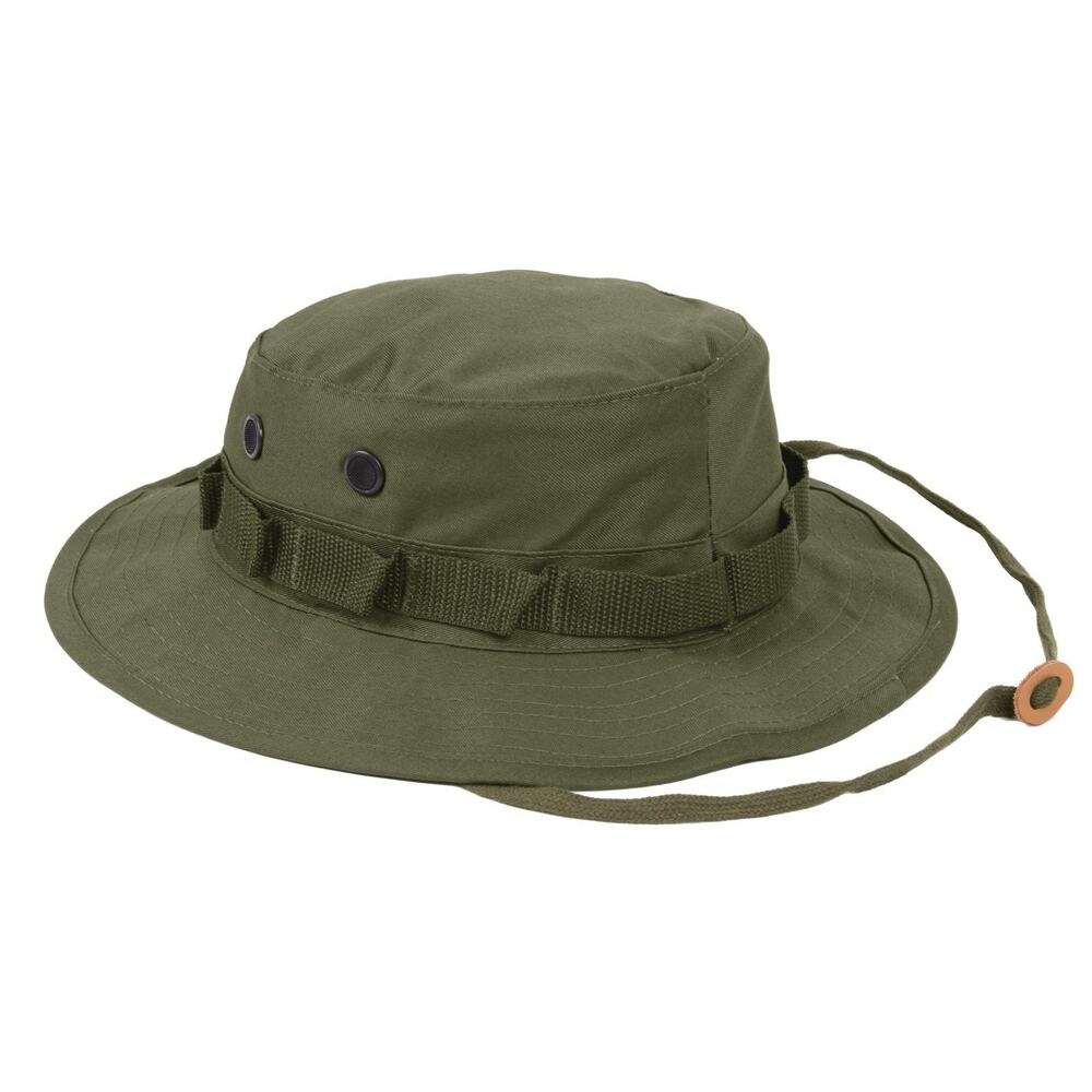 NET Rothco Boonie Hat Green Olive Drab Cap Sun Protect Fishing New 5811 OD 7